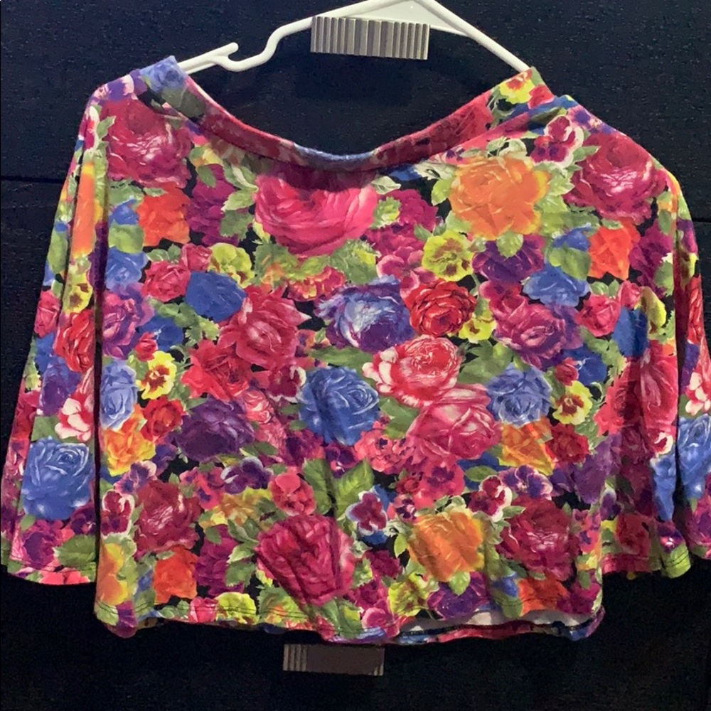 Floral skater skirt